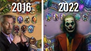 Hearthstone in 2016 vs 2022