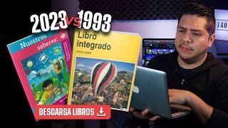 Libros SEP 2023 VS Libros SEP 1993 / Descarga los libros SEP de 1960 a 2019