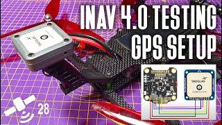 INAV 4.0 testing / Getting the GPS antenna mounted and setup for best accuracy / Matek M9N-5883