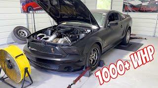 Breaking in my new 1500+ HP Texas Speed Coyote on the Dyno