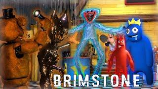 Inferior Mascots - Brimstone but It's Freddy Vs. The New Indie Horror Game Characters (FNF Mods)