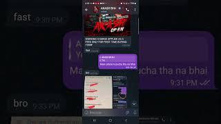 SCAM on #telegram #freefire ID Scam @AKASHOPHAI channel #FREE FIRE ID SELLER