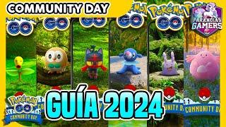 PREPÁRATE PARA EL ANIVERSARIO DEL AÑO: COMMUNITY DAY 2024: HORARIOS, BONUS, POKES.. EN Pokémon GO