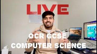 GCSE OCR Computer Science Paper 2 |  Live Stream @ 8 PM | Predicted Topics | QnA | Advice