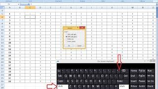 Shortcut key to Insert/Delete Rows & Columns in MS Excel