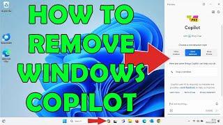 How To Remove Copilot in Windows 11 - Turn Off Windows 11 AI