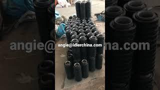 #shorts how to press rubber ring onto impact roller or assemble and produce impact conveyor roller