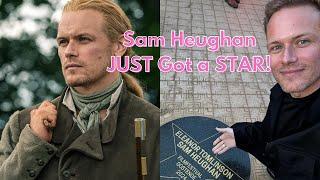  Sam Heughan JUST Got a STAR! See His Emotional Walk of Fame Speech!