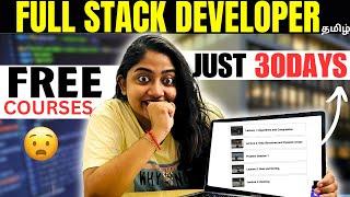 EpicFREE Full Stack Developer COURSES to learn in 30DAYS