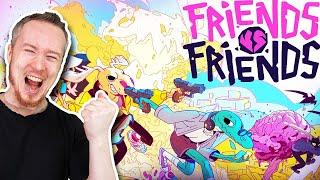 Friends vs Friends with my Friend Filthy Robot! | Sponsored Friends vs Friends