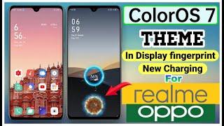 ColorOS 7 Theme With indisplay fingerprint For Realme and Oppo | ColorOS 7 theme