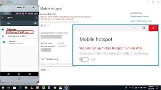 How to Fix All Error of Mobile Hotspot Not Working in Windows 10 (100% Works)