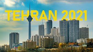 TEHRAN 2021, Driving Downtown 4K 60fps, July 2021