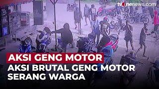 Aksi Brutal Geng Motor di Musi Banyuasin, Serang Warga & Lempari Rumah dengan Batu | OneNews Update