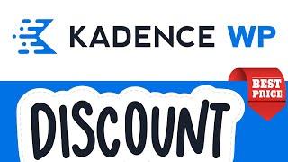 Kadence WP Discount Code  Kadence Theme Black Friday Deal 