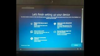 Let's finish setting up device problem | Windows 10 Lets Finish Setting Up Your Device