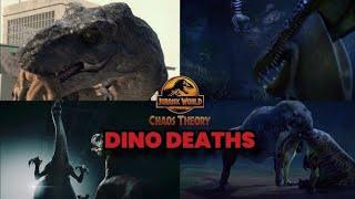 All Dinosaur deaths | Jurassic World Chaos Theory season 2!