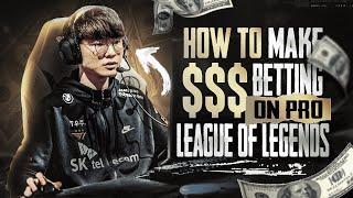 how to make MONEY BETTING on LEAGUE OF LEGENDS