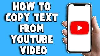 How To Copy Text From Youtube Video 2024