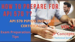 API 570 CERTIFICATION PREPARATION ONLINE TRAINING|VOL-2|JP CONCEPTS|TECHNICAL SERIES