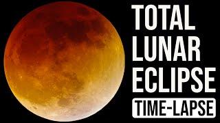 Total Lunar Eclipse Time-lapse | May 15–16, 2022 | Kopernik Observatory | New York