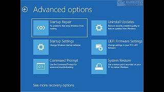 How to Create an Advanced Startup Options Shortcut