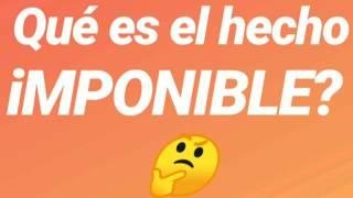 ¿QUÉ ES EL HECHO IMPONIBLE?