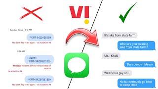 sms not sent in vodafone / vi sim message sending failed / vi sms not sending