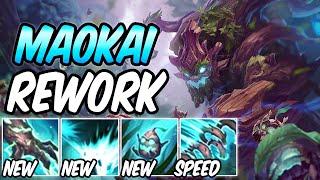 NEW MAOKAI REWORK 2022 BUFF - MASSIVE CHANGES, FASTER ULT | Build & Runes | League of Legends