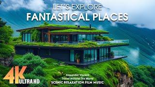 FANTASTICAL PLACES in 4K 60FPS HDR Dolby Vision (4K Video) | Cinematic Music