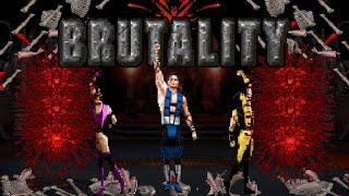 Mortal Kombat Trilogy [PS1] - All Brutalities