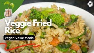 Vegetable Fried Rice for under $20 | Vegan Value Meals | @AfroVeganSociety