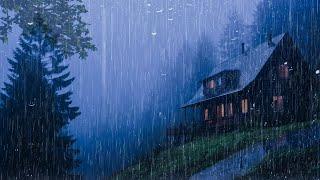 Gentle Night RAIN - Rain Sounds For Sleeping - Thunderstorm Sounds, Meditation, Relax, ASMR, Study