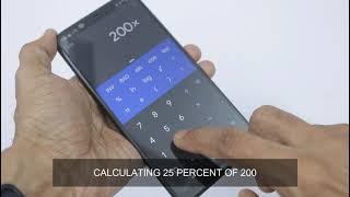 How to Use Calculator to Calculate Percentage / Android calculator app