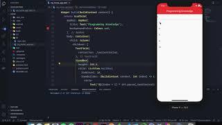 Flutter Tutorial for Beginners 33 - Using SizedBox and Expanded Widget with Examples