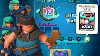 YENİ KART SERSERİLER 12 GALİBİYET?! - Clash Royale