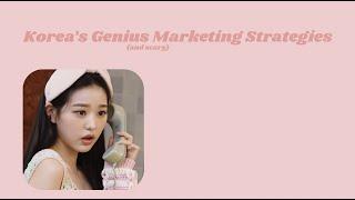 genius (and scary) marketing strategies in kpop:)