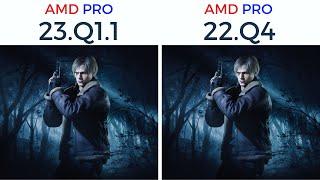 AMD Pro Driver Update 23.Q1.1 Vs 22.Q4 AMD Pro Driver Edition 23.Q1.1 New Update 6700XT