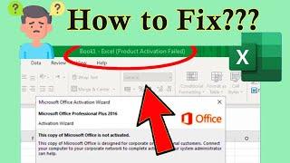 Stop Struggling: How to Remove "Product Activation Failed" Error In MS Excel | Excel Tech & Tricks