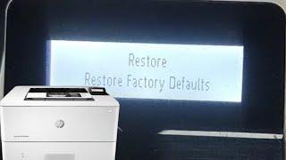 factory reset printer hp | hp printer factory reset | How to reset hp printer | laserjet printer hp