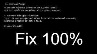 How to fix 'gcc is not recognized as an internal or external command' in C/C++ | Mingw-w64 |