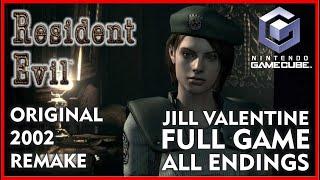 RESIDENT EVIL Gamecube REMAKE - Jill Valentine FULL GAME Walkthrough - ALL ENDINGS 100% Collectibles