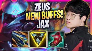 ZEUS TRIES JAX WITH NEW BUFFS! - T1 Zeus Plays Jax TOP vs Udyr! | Season 2024