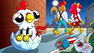 CLUCKY: ABANDONED AT BIRTH... (Cartoon Animation)