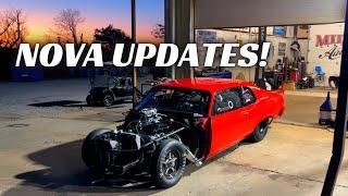 FINAL TOUCHES! TESTING THE 2 STEP AND INSTALLING HEADLIGHTS! BIG BLOCK CHEVY NOVA STREET CAR BUILD