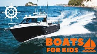 Boats for kids | Sea transport | Water transportation for kids | Vehicles for kids