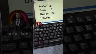 money symbol's | #asmr #gaming #keyboard #symbol #dollar #money #word #pc