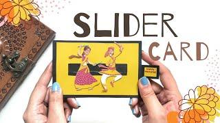 SLIDER CARD | Easy Step by Step Slider Card Tutorial | Card Making Idea 