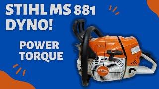 Ms 881 Dyno run Vs a  Classic #Stihl Chainsaw