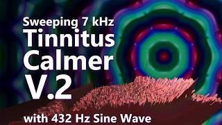 Tinnitus Calmer V2 7 kHz Sweeping Noise with 432 Hz Sine Wave